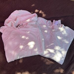 Two sweatshirts